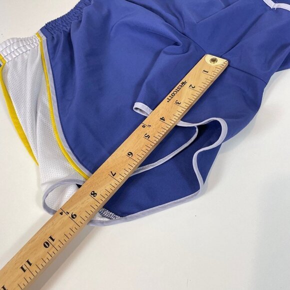 Nike Womens Dri-Fit Running Gym Shorts Purple S Drawstring Lightweight Athletic - Picture 3 of 11